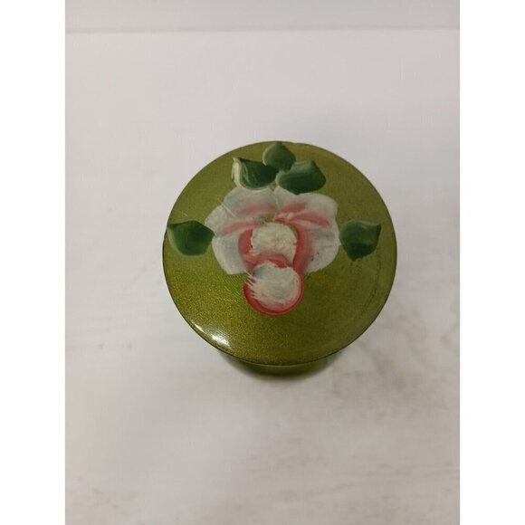 VTG 80s Russian Folk Art Matryoshka Wood Carved Nesting Doll Bottle Holder 2pc - Picture 4 of 11